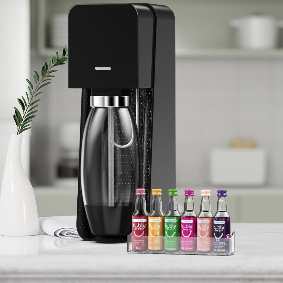 Soporte Acrílico GALVANOX para 6 Gotas Bubly de SodaStream