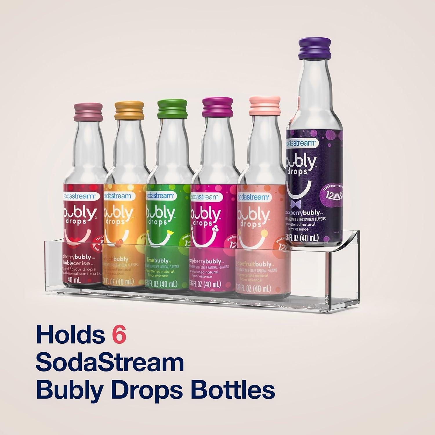 Soporte Acrílico GALVANOX para 6 Gotas Bubly de SodaStream