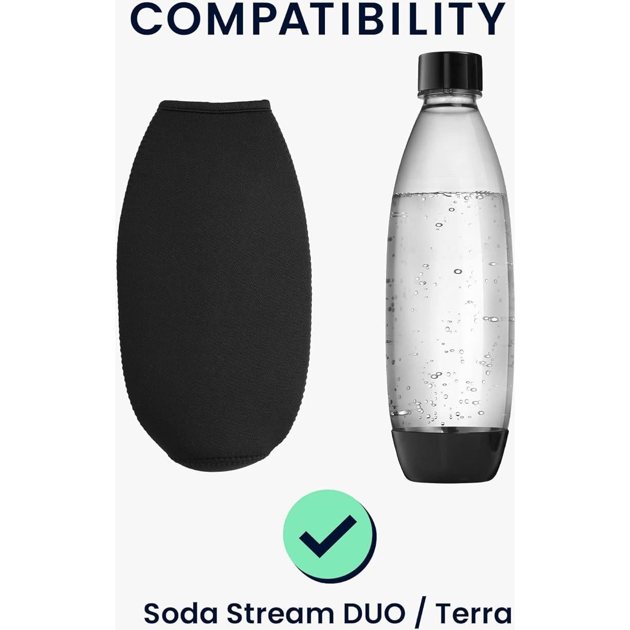 Funda de Neopreno kwmobile para Botella SodaStream - Set de 2