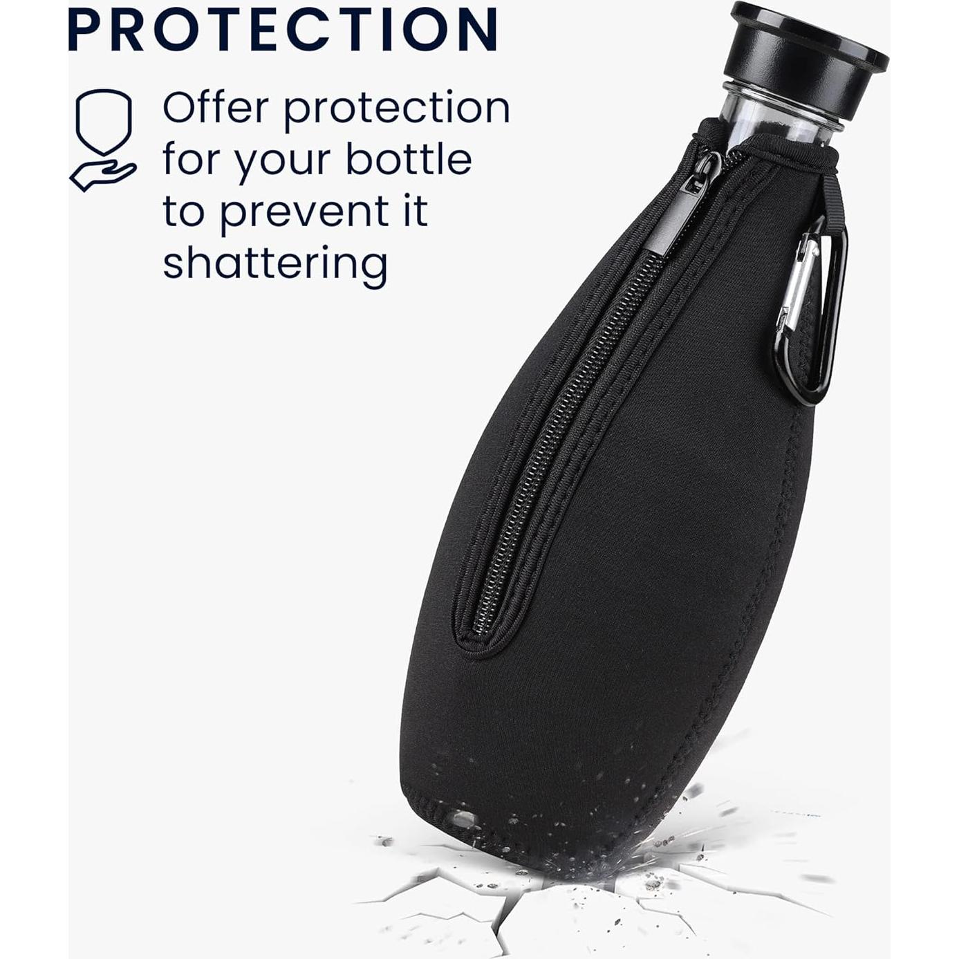 Funda Enfriadora Neopreno kwmobile para Botellas SodaStream - Set de 2