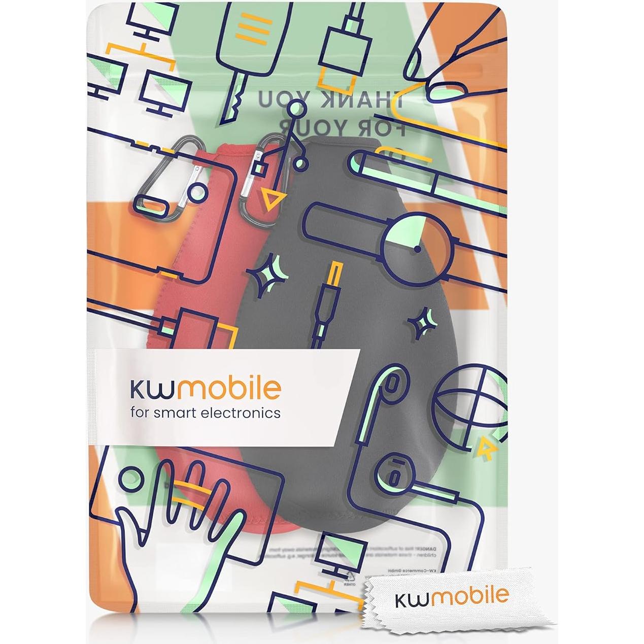 Funda Enfriadora Neopreno kwmobile para Botellas SodaStream - Set de 2