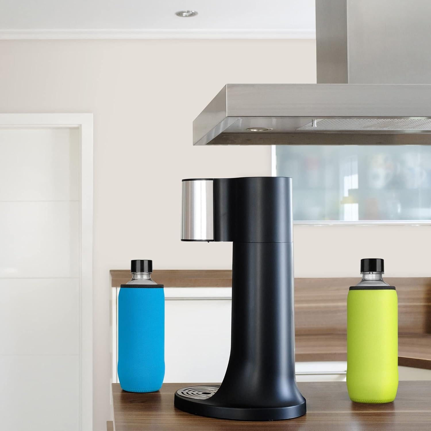 Funda Enfriadora Neopreno kwmobile para Botellas Soda Stream Duo/Terra - Set de 2