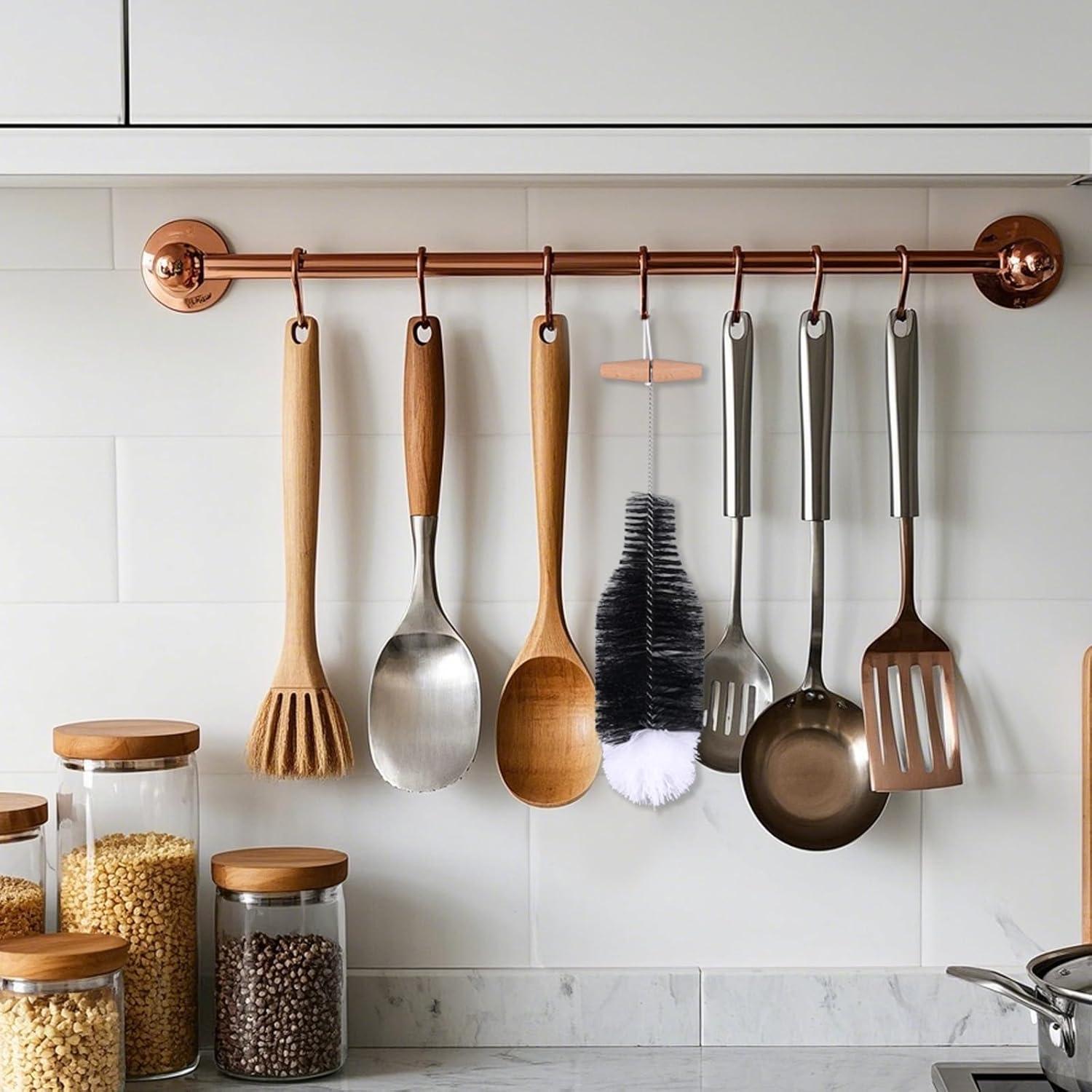 Cepillo para Botellas BOXOB 37 cm Cerdas Suaves Antirayaduras