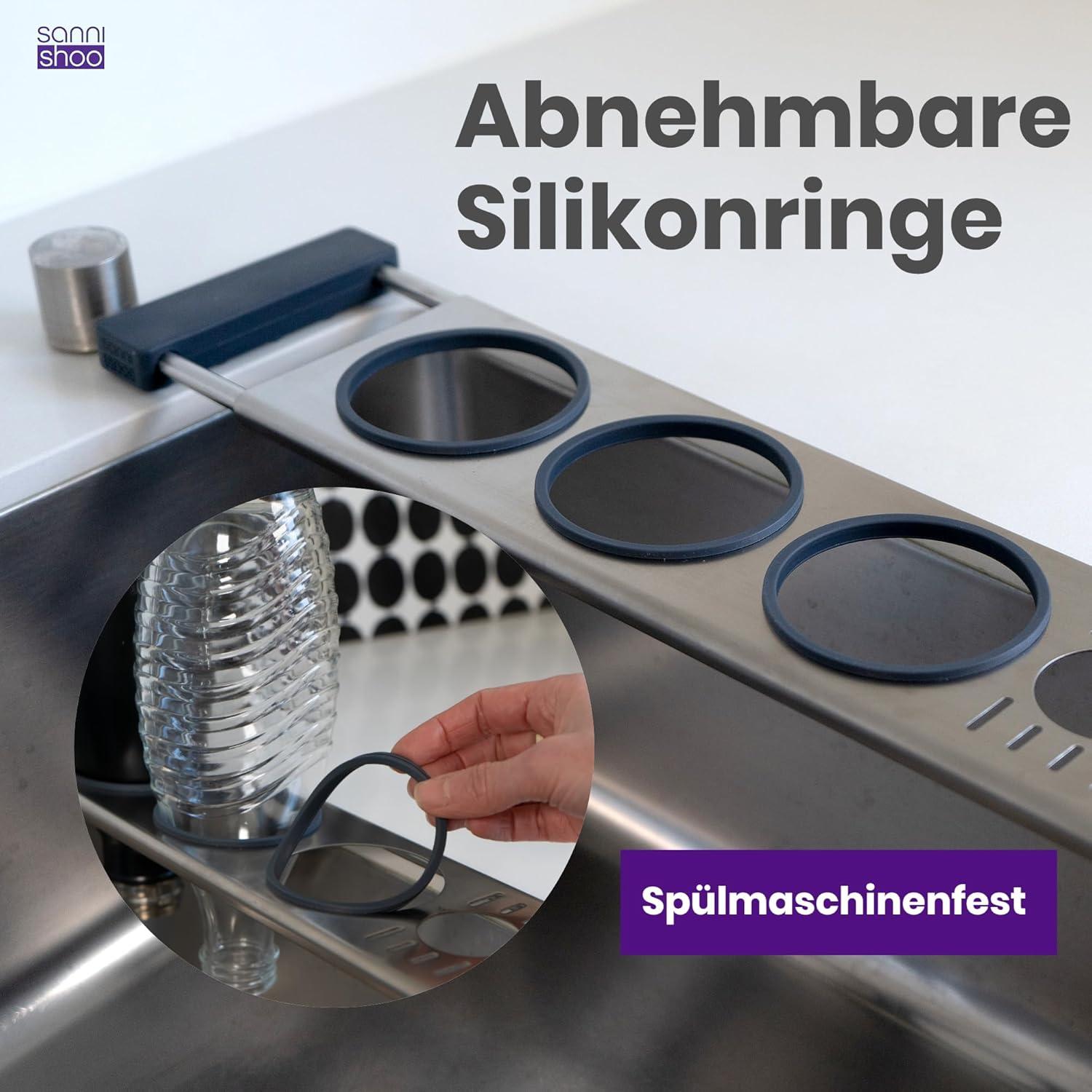 Caddy de Fregadero Sanni Shoo Drip.it+ para 3 Botellas