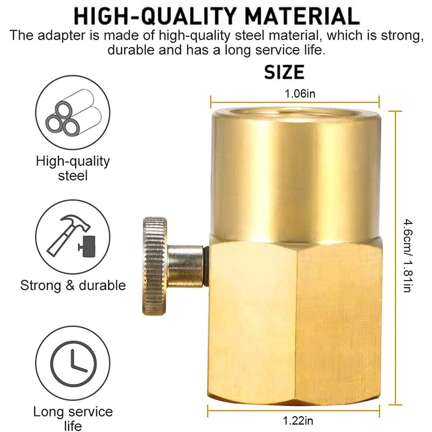 Adaptador de Recarga CO2 Farwind para Botellas de Soda