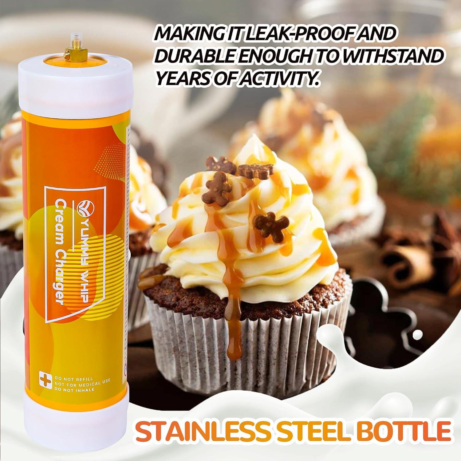 Cargador de Crema Batida Yummy Whip 2700g - 2 Cilindros