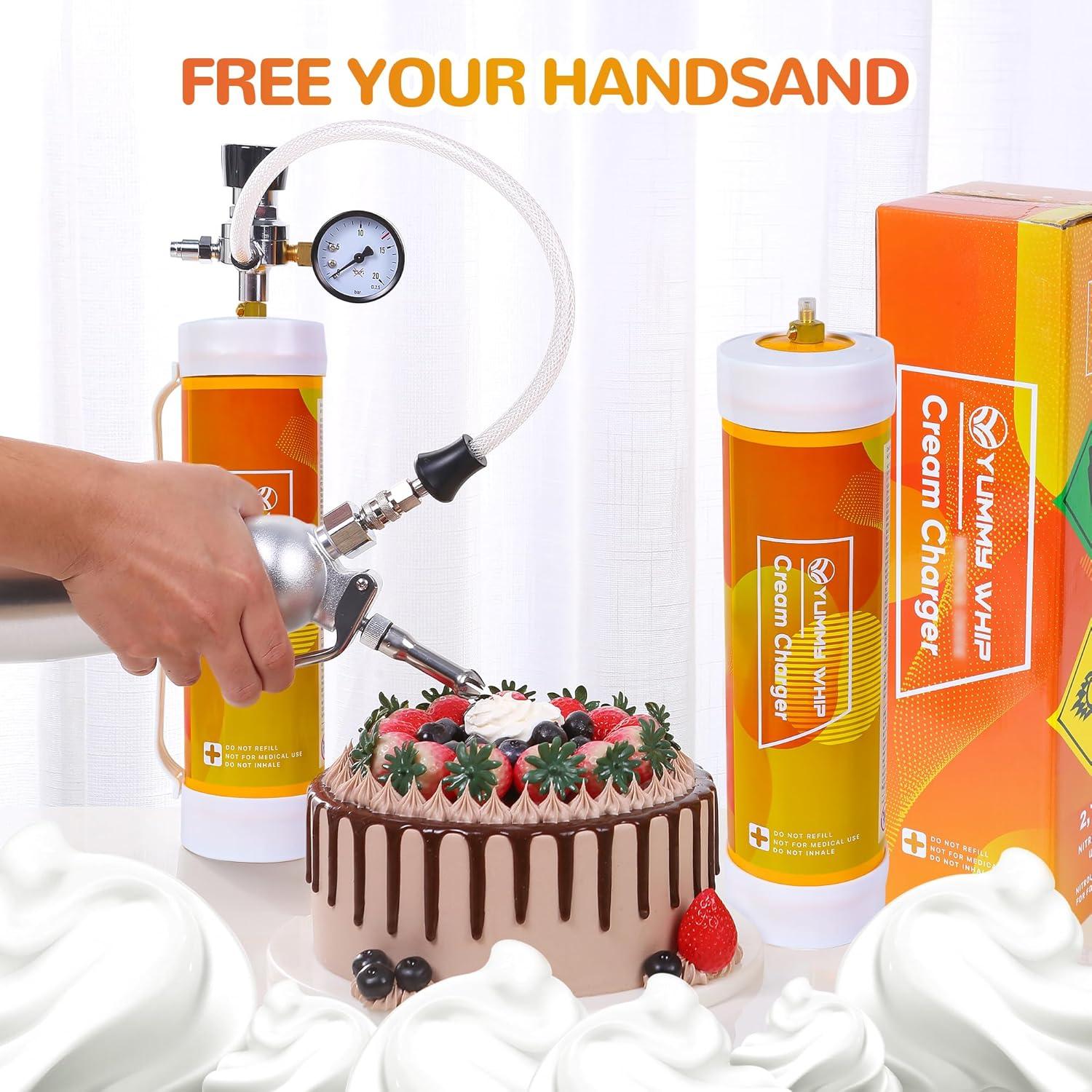 Cargador de Crema Batida Yummy Whip 2700g - 2 Cilindros