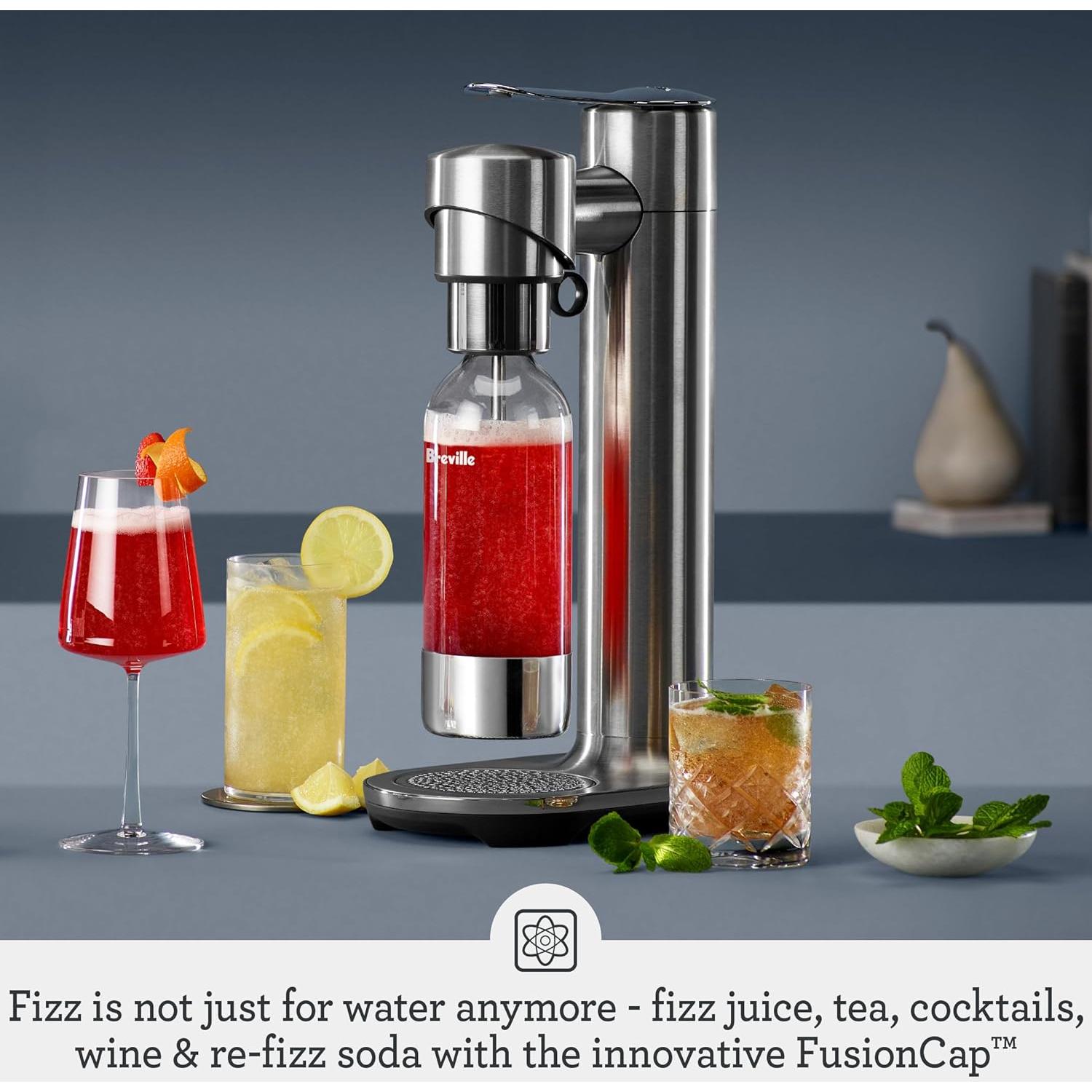 Carbonatador de Agua Espumosa Breville InFizz Fusion 1L