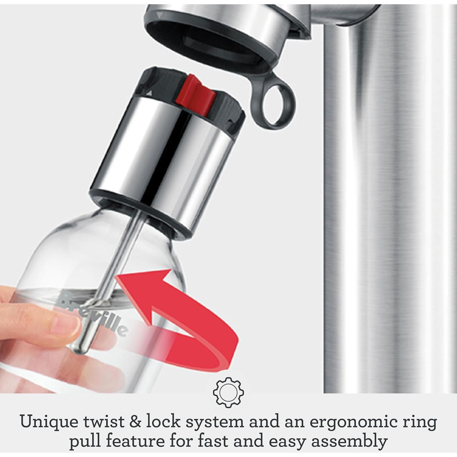 Carbonatador de Agua Espumosa Breville InFizz Fusion 1L