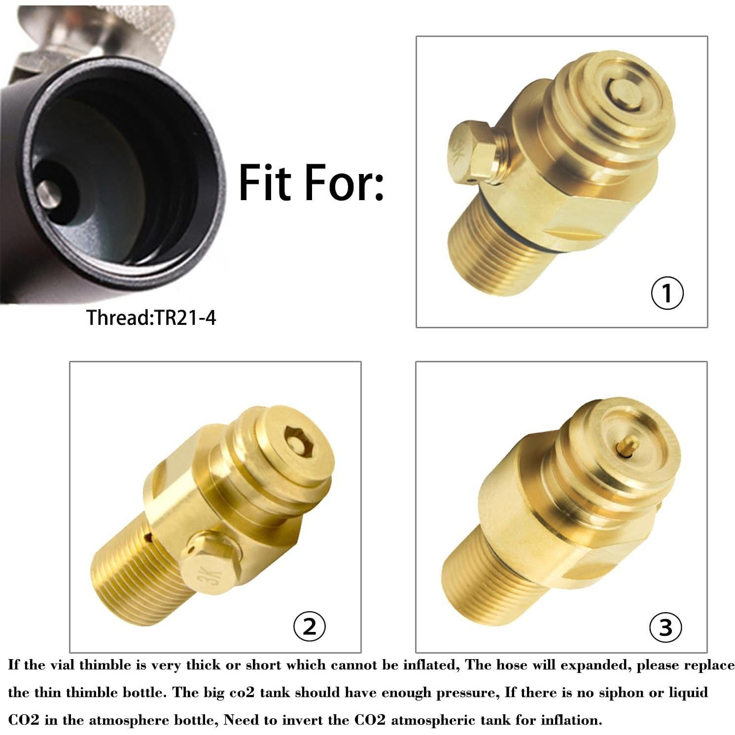 Adaptador de Manguera para Recarga de CO2 KUMAS CGA320 91.44 cm