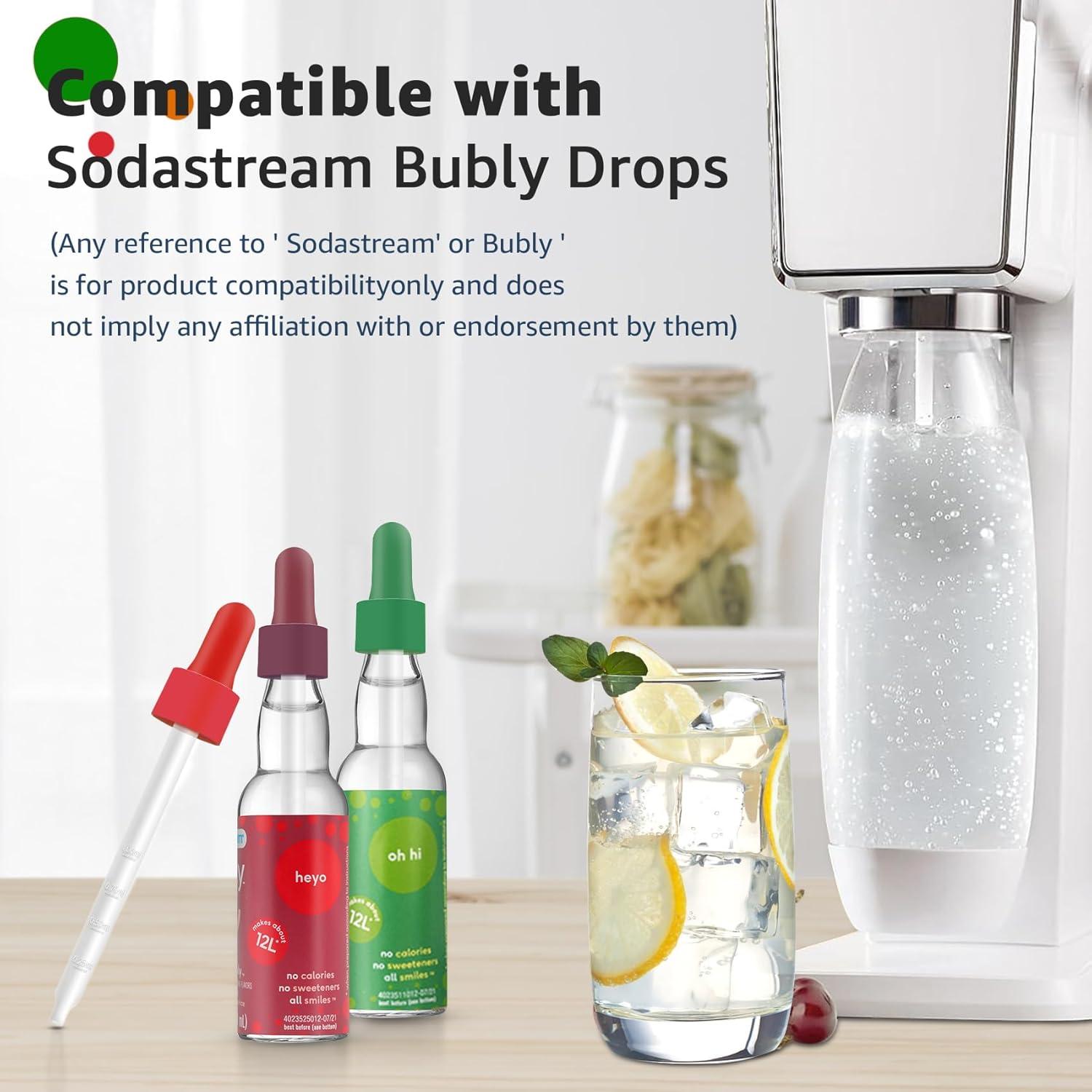 Pipetas de Goteo Taladad para SodaStream Bubly Drops