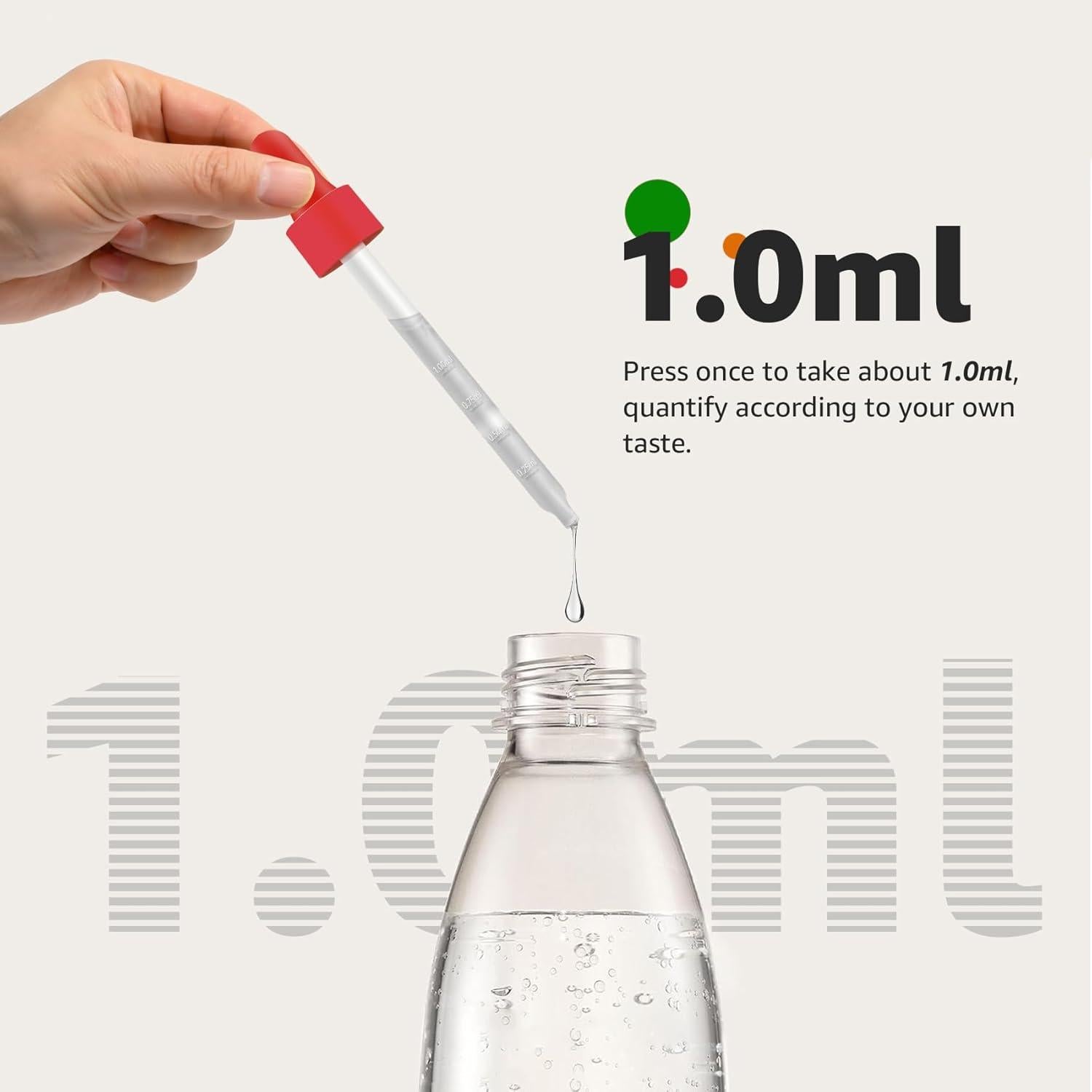 Pipetas de Goteo Taladad para SodaStream Bubly Drops