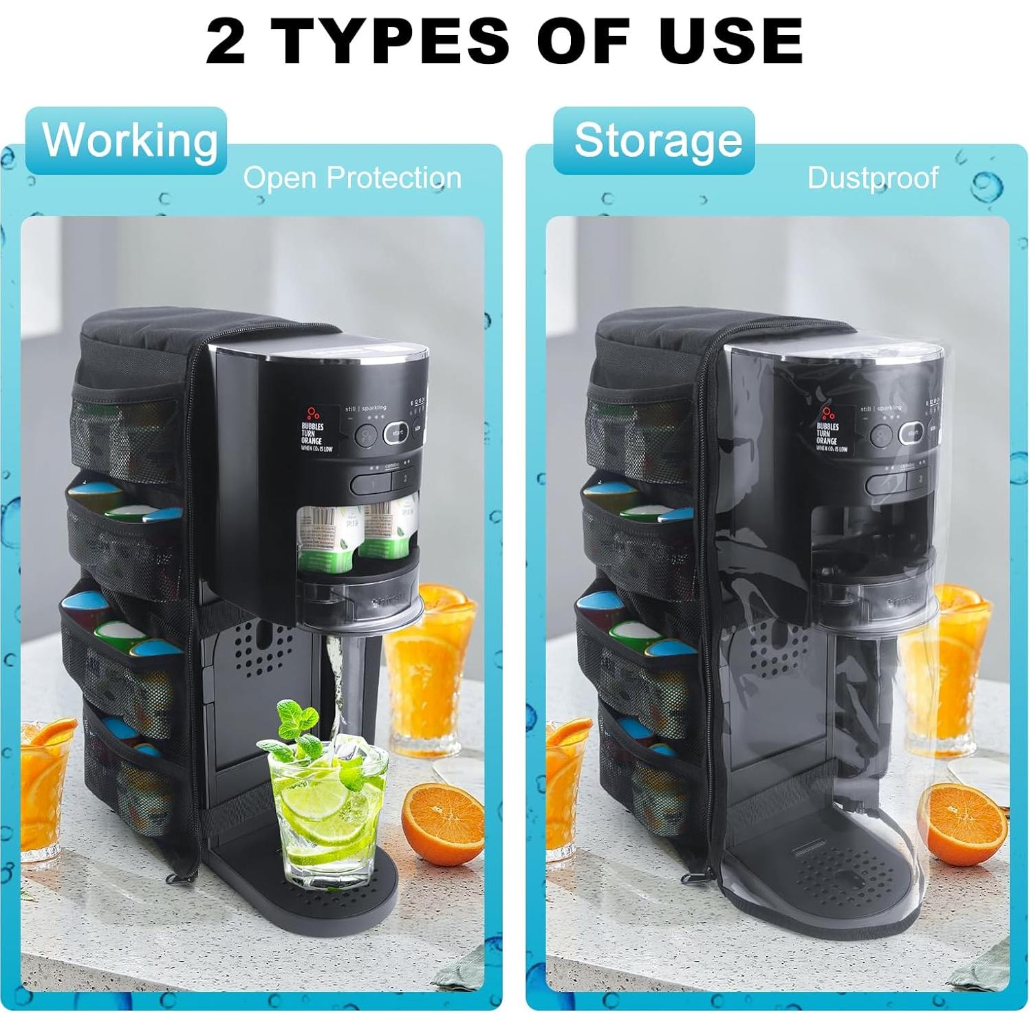 Cubierta de Polvo para Máquina de Soda Ninja Thirsti Negra