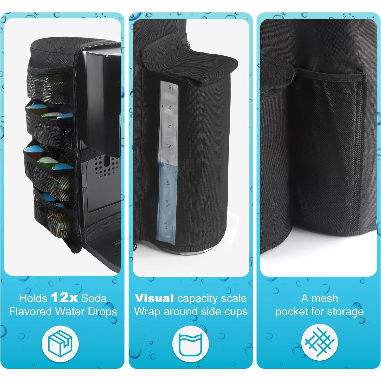 Cubierta de Polvo para Máquina de Soda Ninja Thirsti Negra