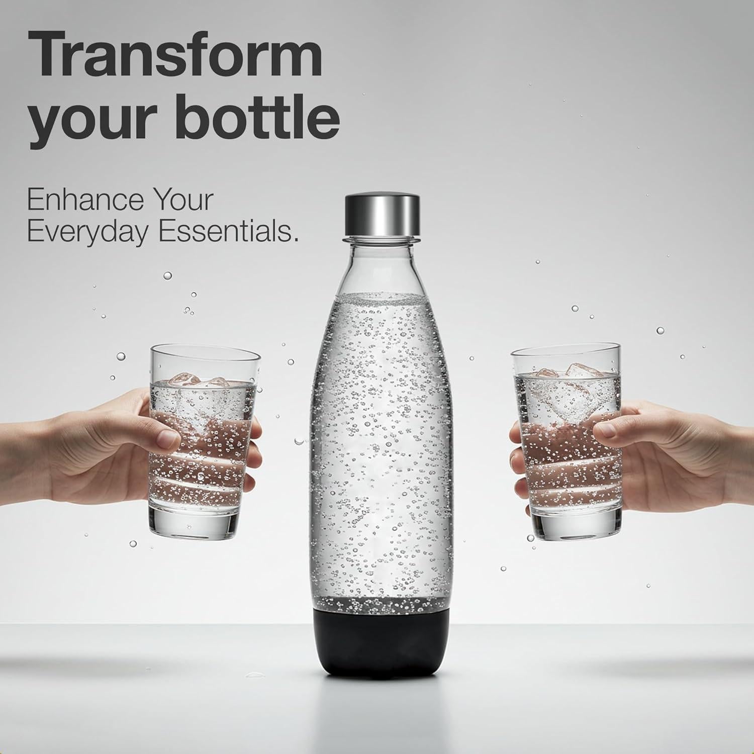 Tapa de Botella de Acero Inoxidable Nordiqo - Paquete de 2