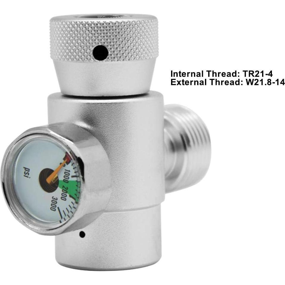 Regulador de CO2 Simlug con Medidor para Tanques de SodaStream