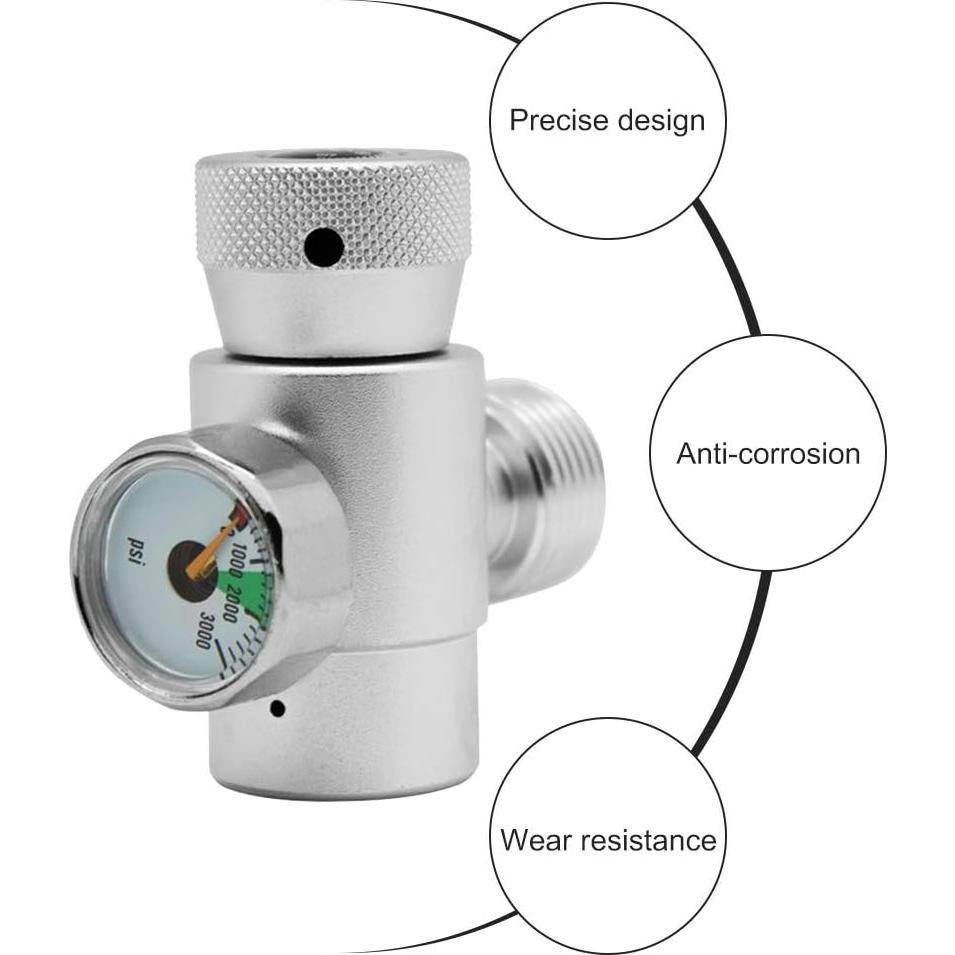 Regulador de CO2 Simlug con Medidor para Tanques de SodaStream