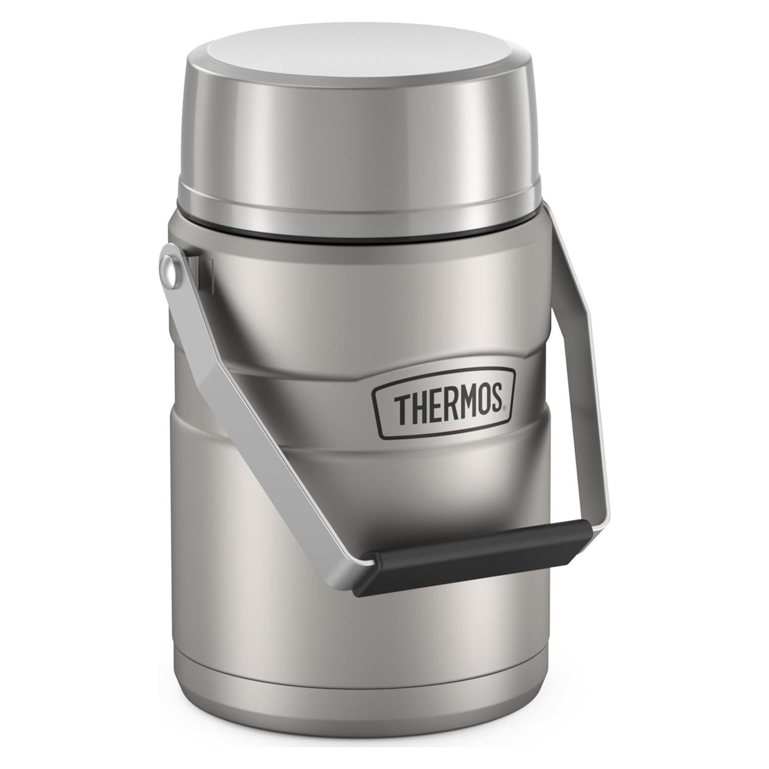 Tarro de Comida Aislado Thermos 1.4L Acero Inoxidable con 2 Contenedores