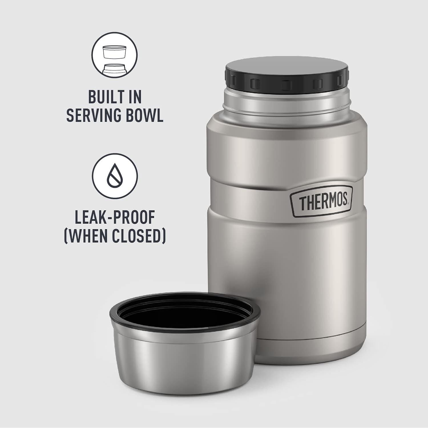 Tarro de Comida Aislado Thermos 710ml Acero Inoxidable
