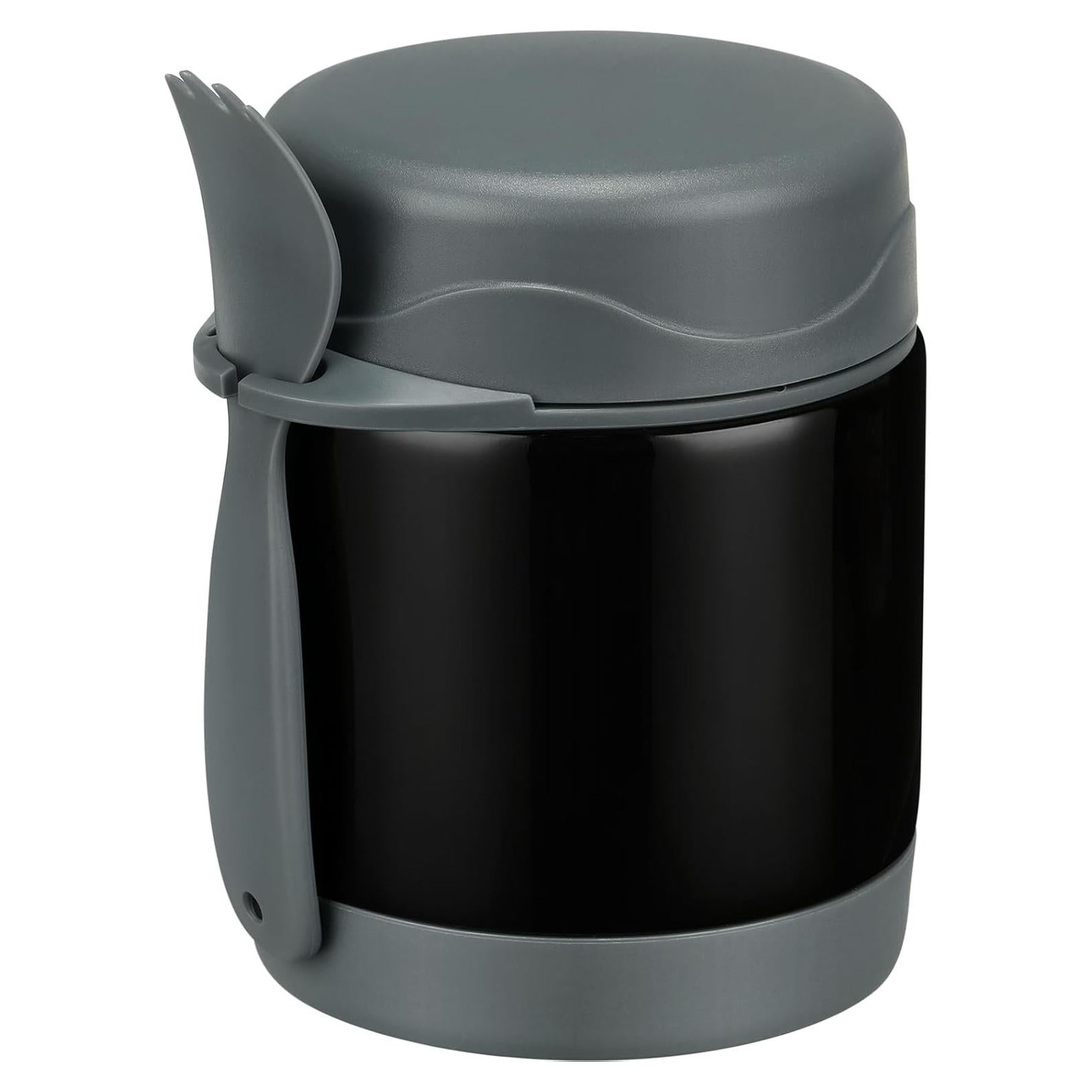 Termo de Sopa Howeemo 0.28L Acero Inoxidable Aislado Negro