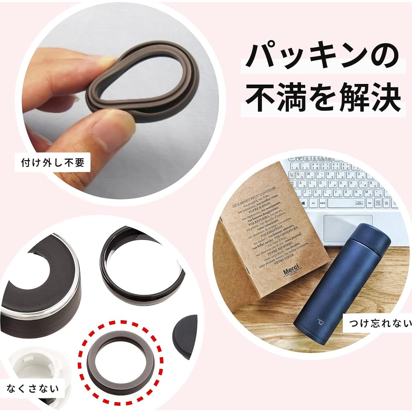 Vaso Térmico Zojirushi SX-KA40HM Acero Inoxidable 414g Gris