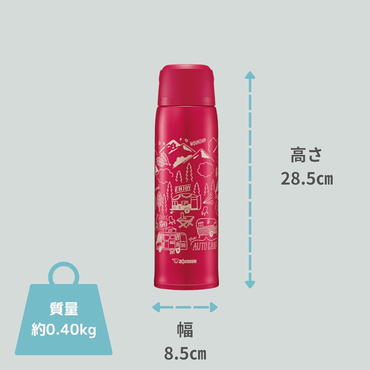 Botella Térmica Zojirushi SJ-JS10RA Acero Inoxidable 1L Roja