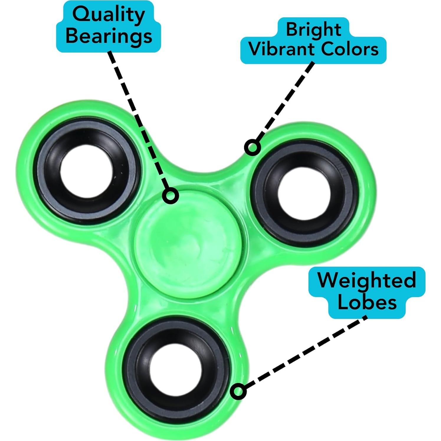 Fidget Spinner 24-Pack Iconikal Colores Aleatorios