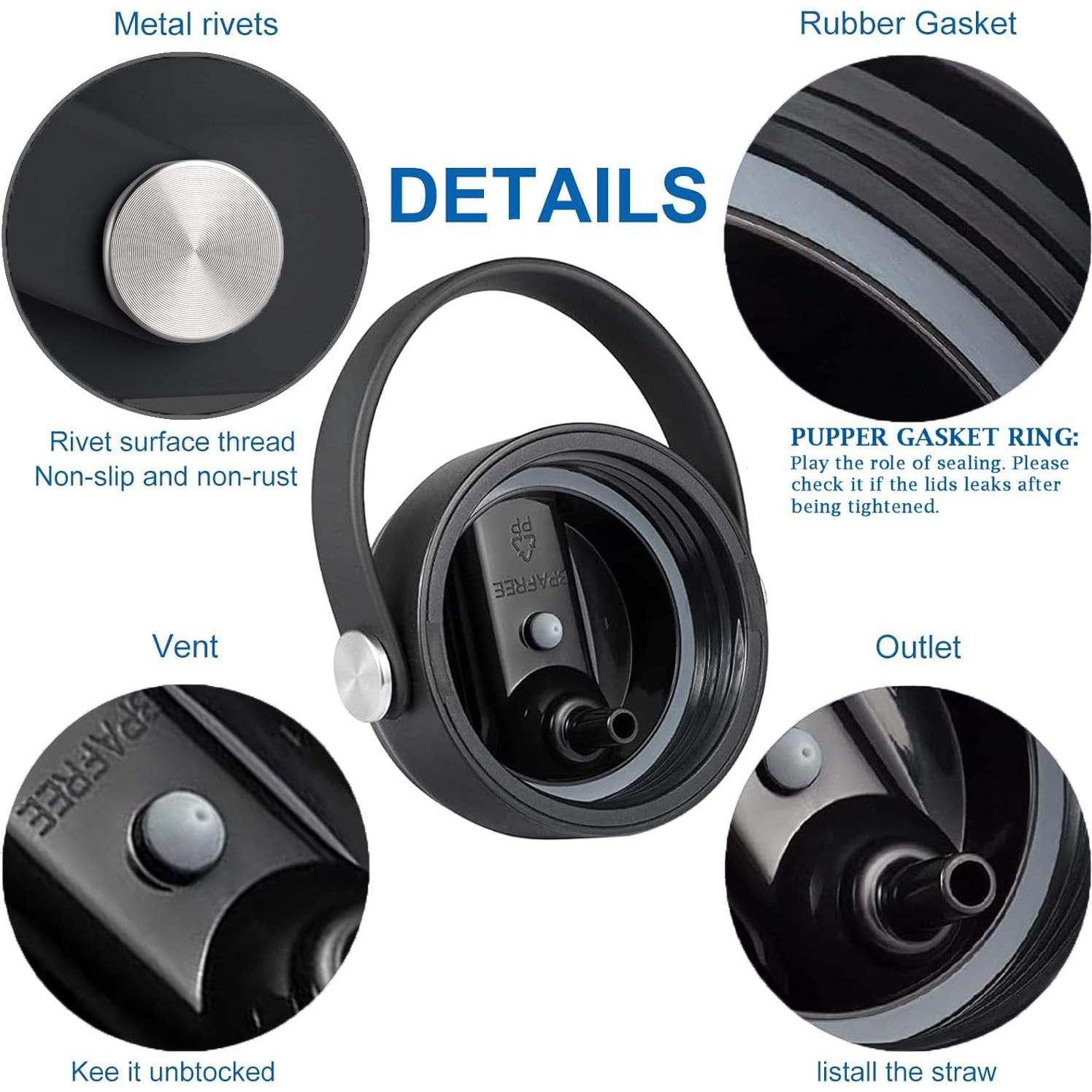 Tapa de Popote RRegeny para Hydro Flask Boca Ancha 18-64 oz