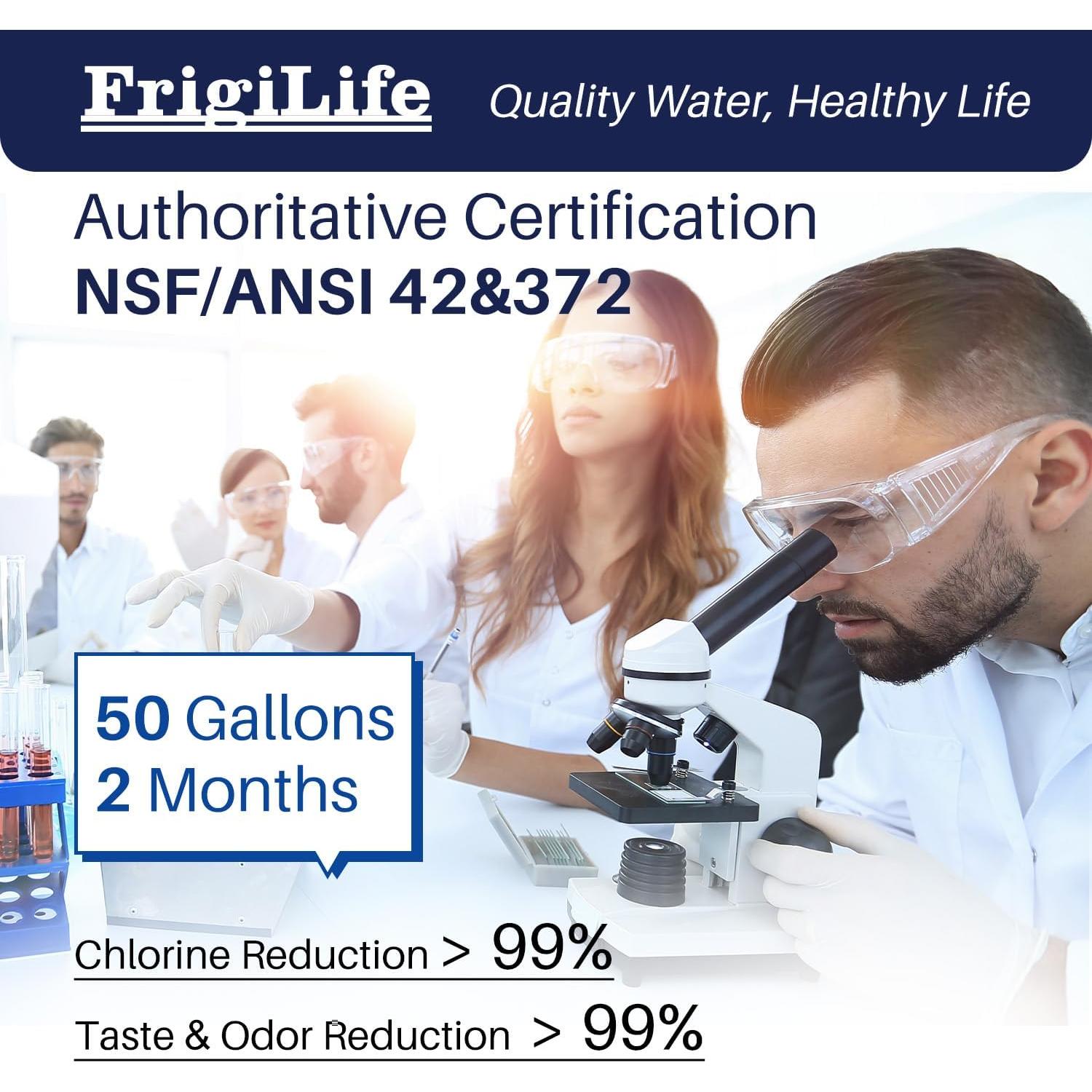 Filtro de Agua FrigiLife Compatible Brita Clásico - 6 Unidades