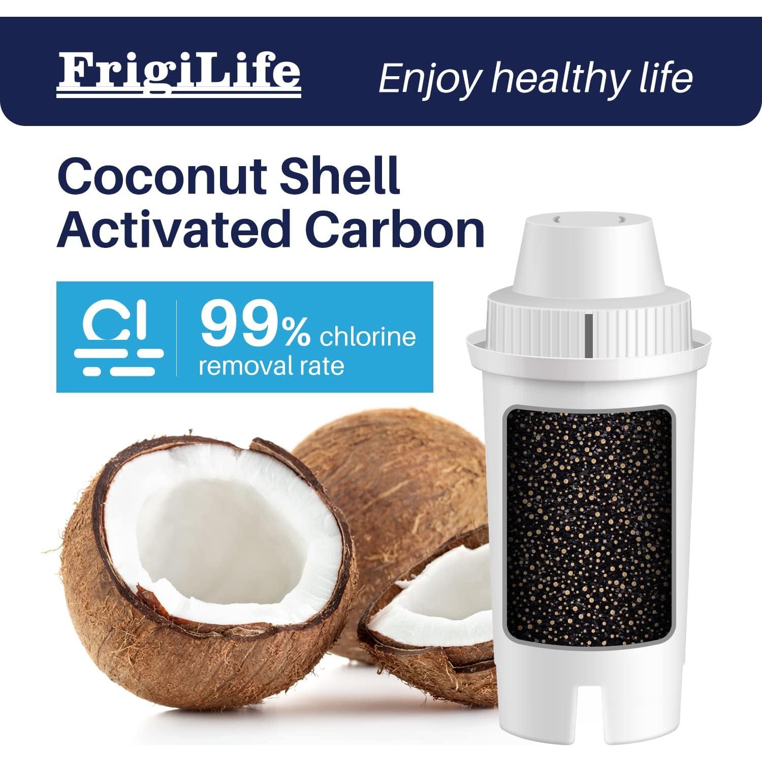 Filtro de Agua FrigiLife Compatible Brita Clásico - 6 Unidades