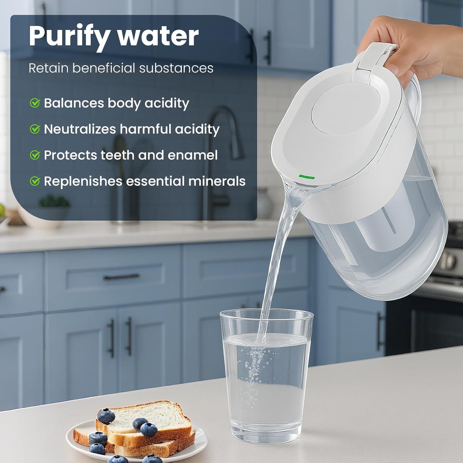 Paquete de 6 Filtros de Agua Mutital para Jarras Brita