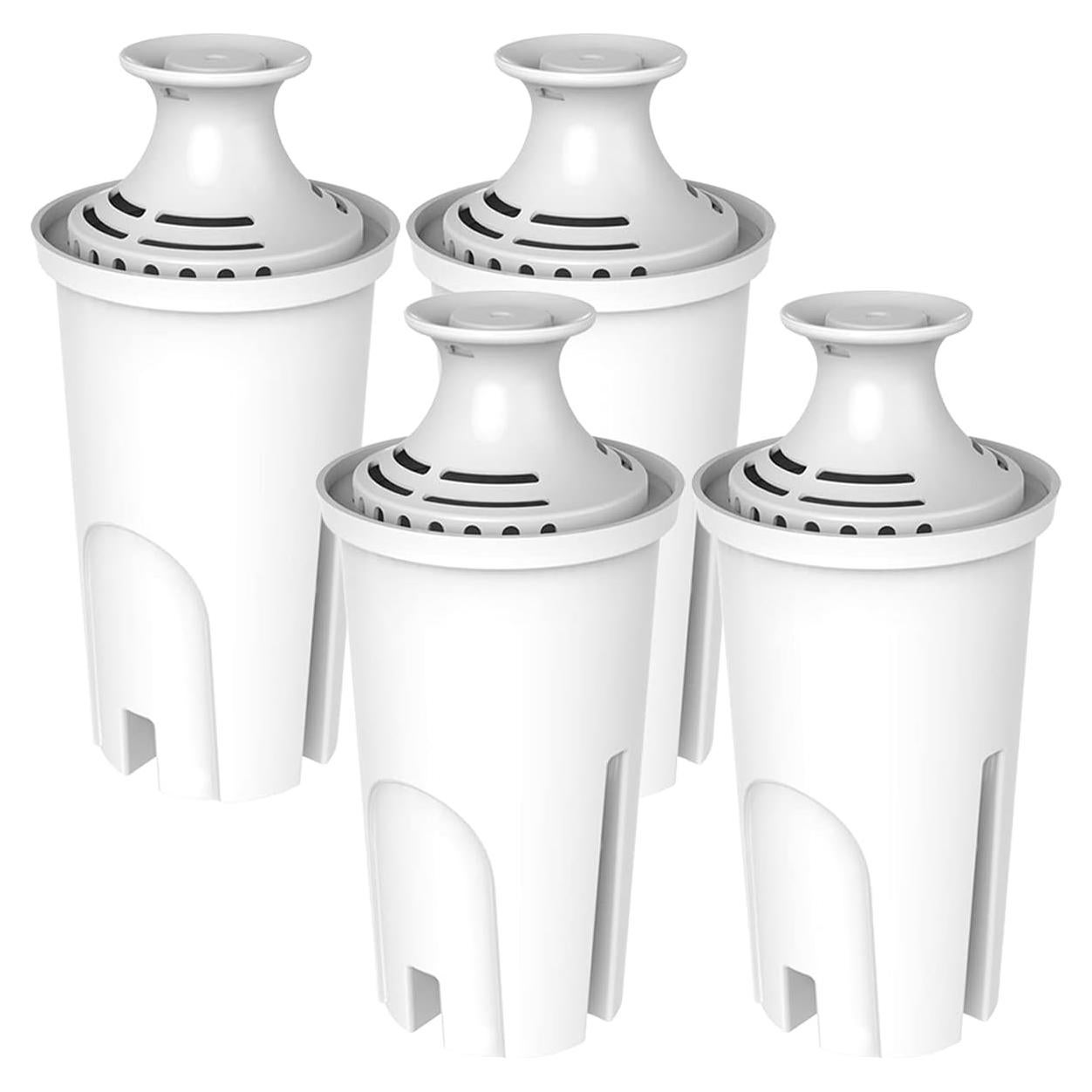 Filtro de Agua HiWater Compatible con Brita - Paquete de 4