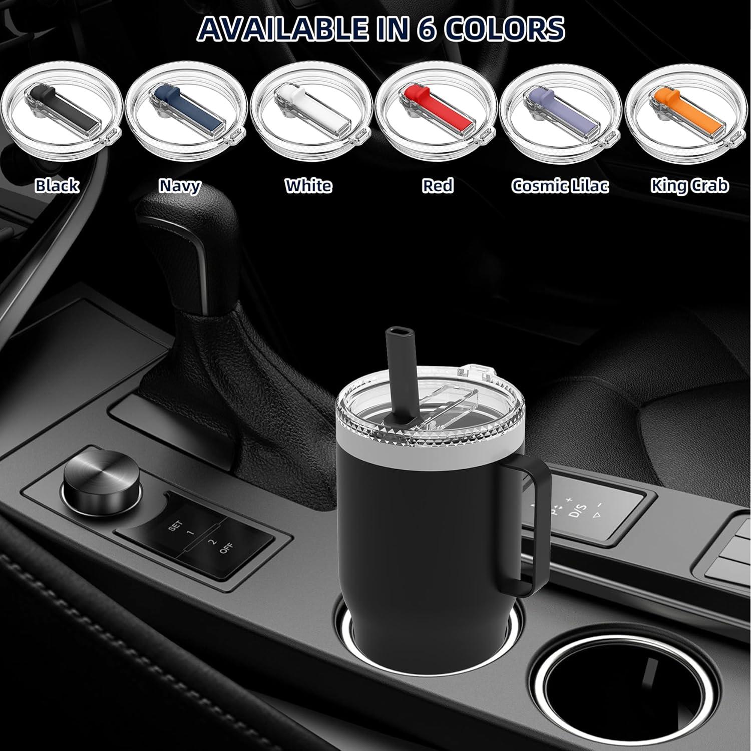 Tapa de Popote a Prueba de Fugas HAILIWEI 30 oz Lila Cósmico