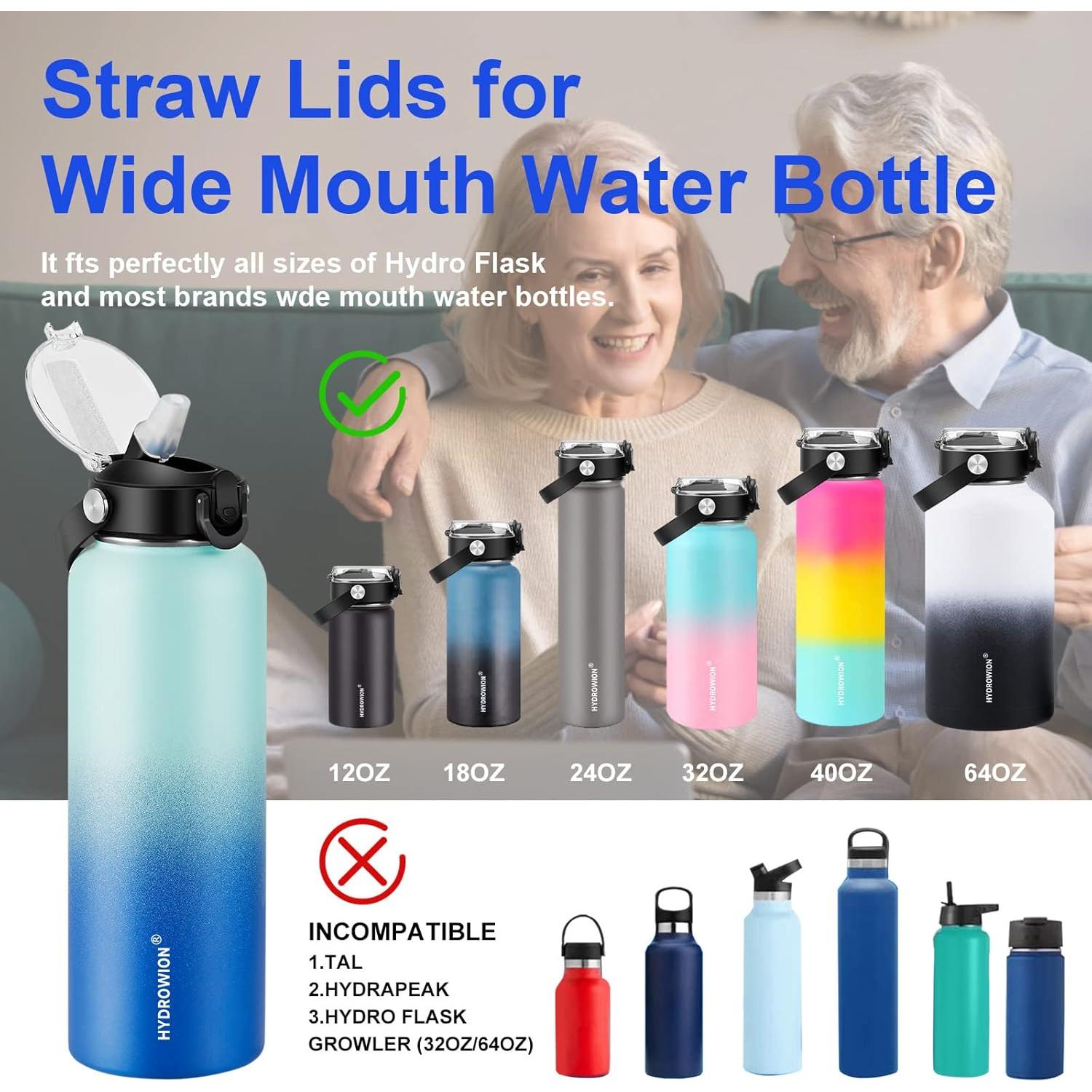 Tapa de Pajilla Auto Flip HYDROWION para Botellas Boca Ancha