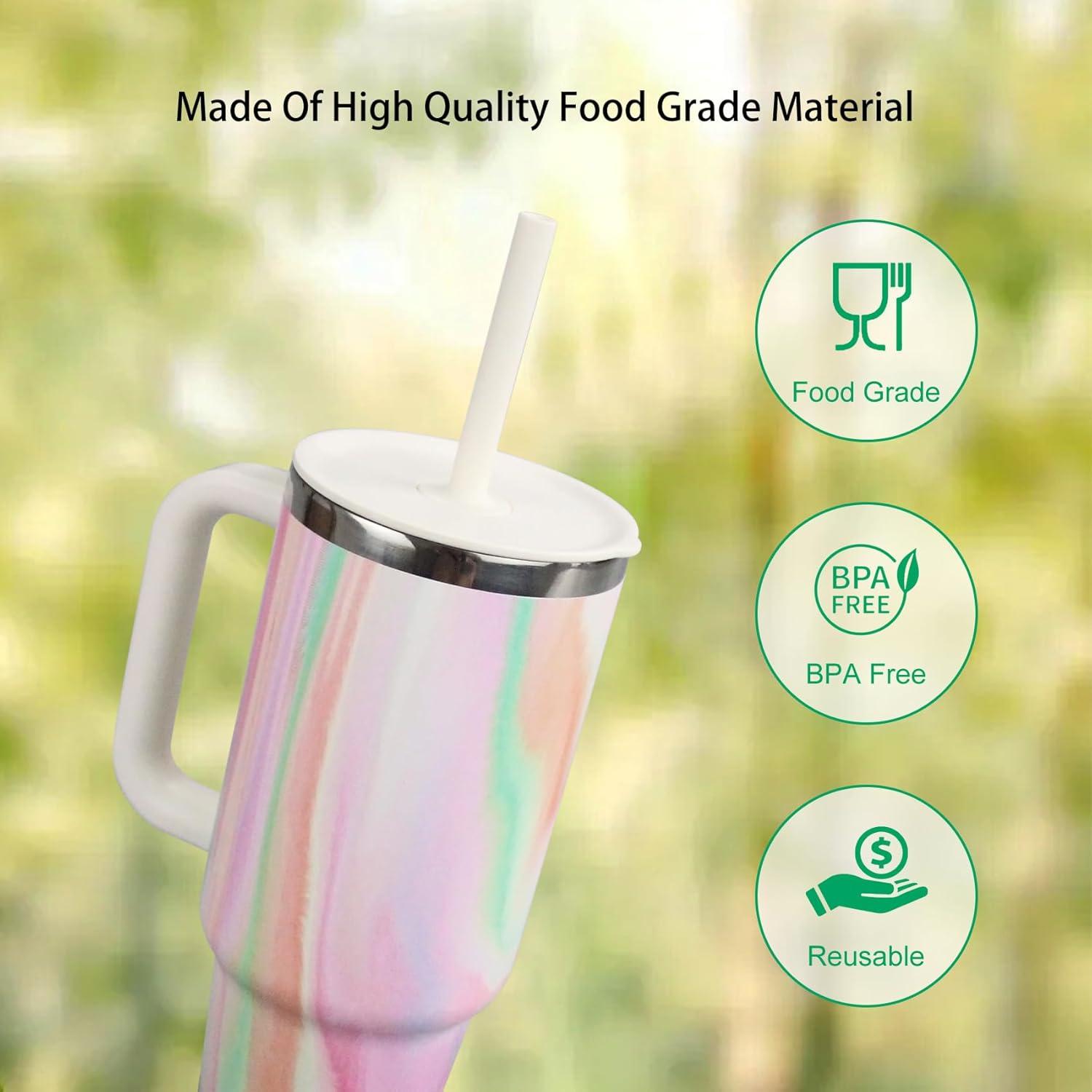 Popotes de Reemplazo KLOWOAH para Taza Hydro Flask 40oz