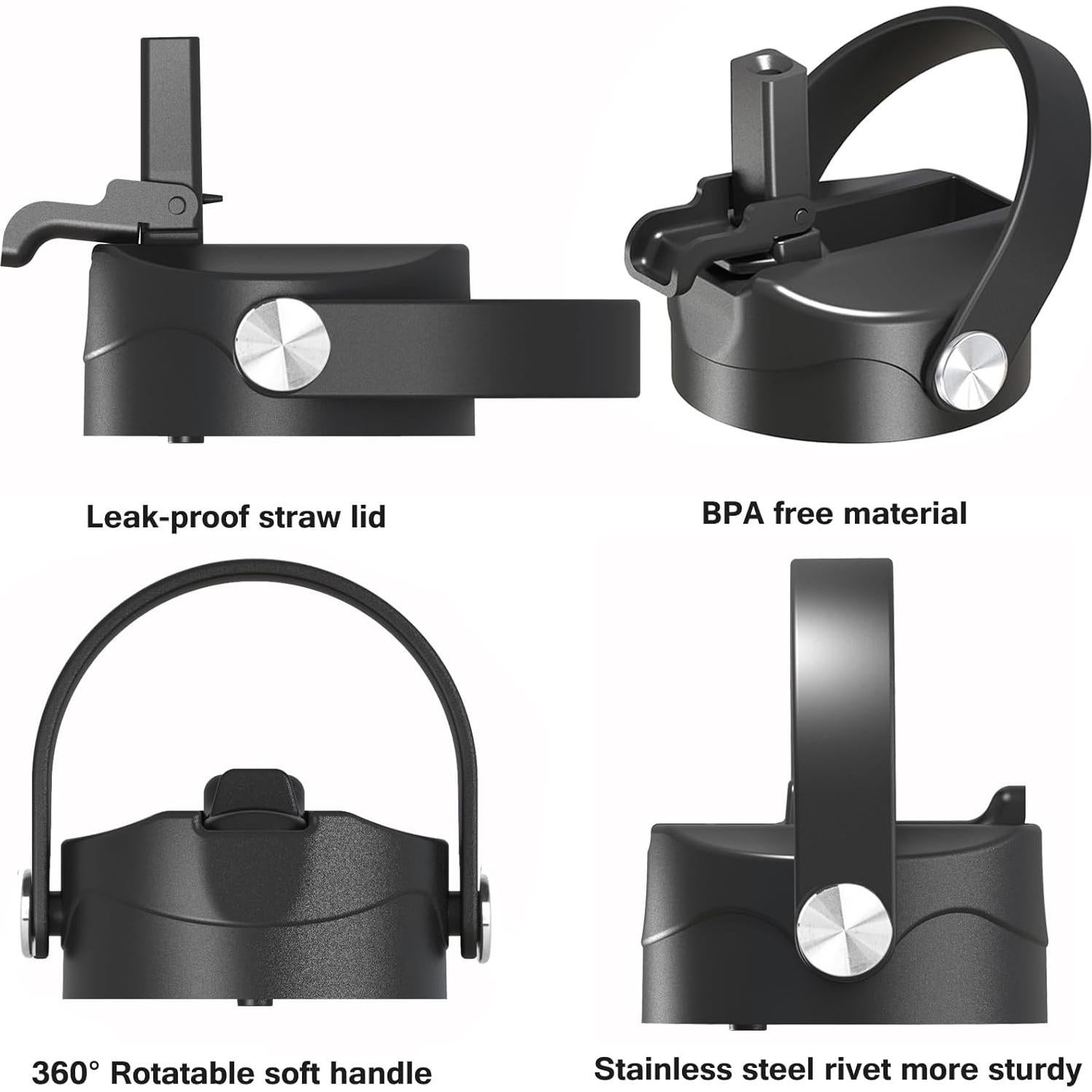 Tapa con Popote Hydro Flask Boca Ancha 32 oz 40 oz POYAKU