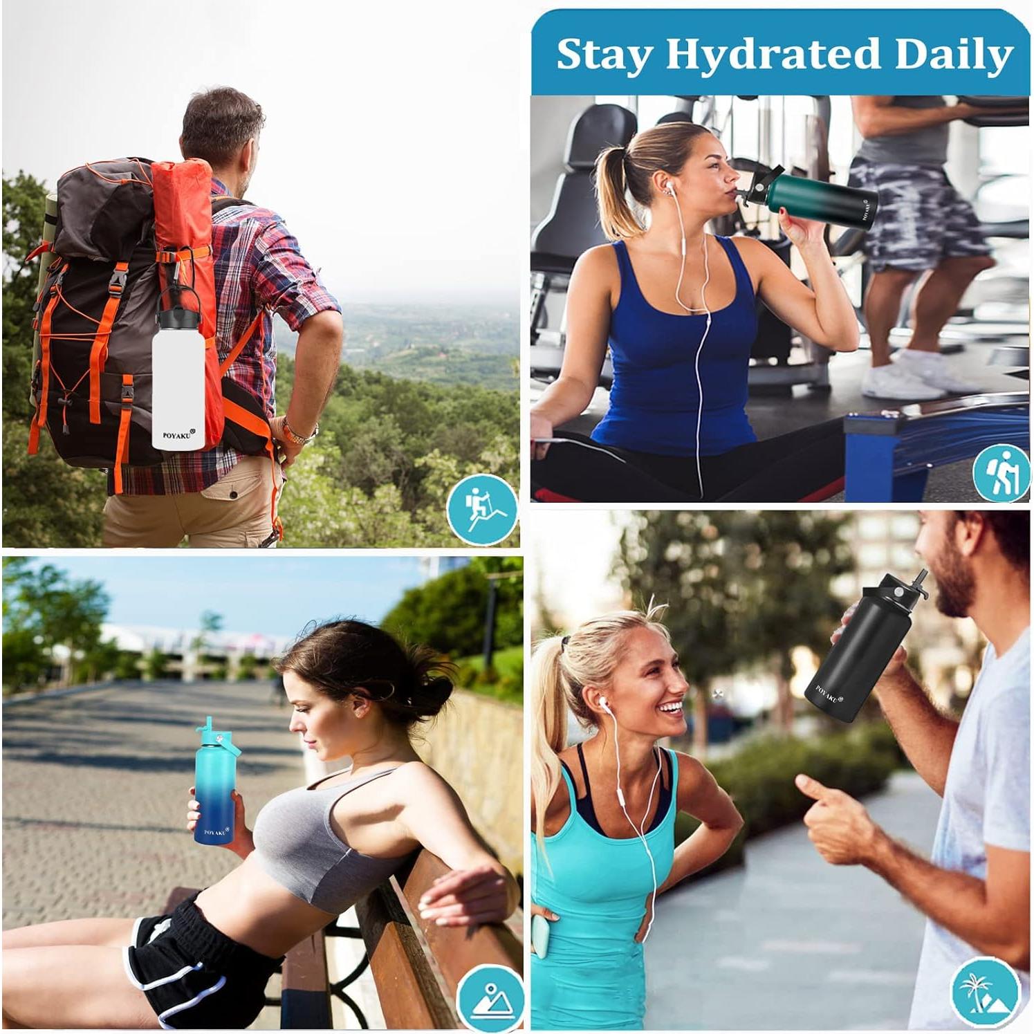 Tapa con Popote Hydro Flask Boca Ancha 32 oz 40 oz POYAKU