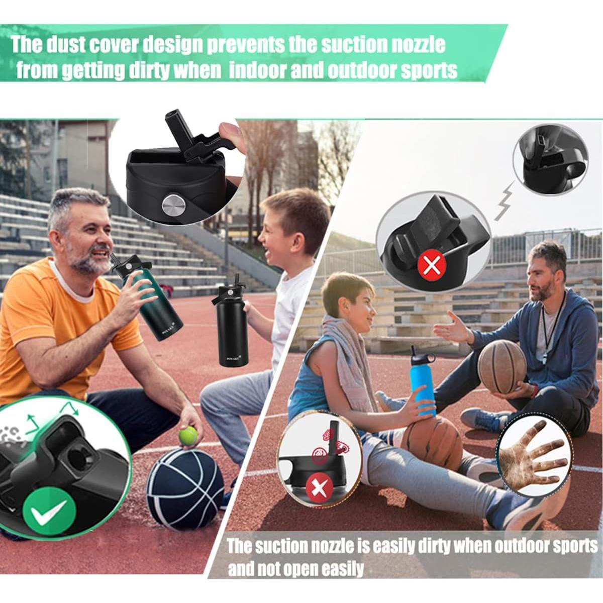 Tapa con Popote Hydro Flask Boca Ancha 32 oz 40 oz POYAKU