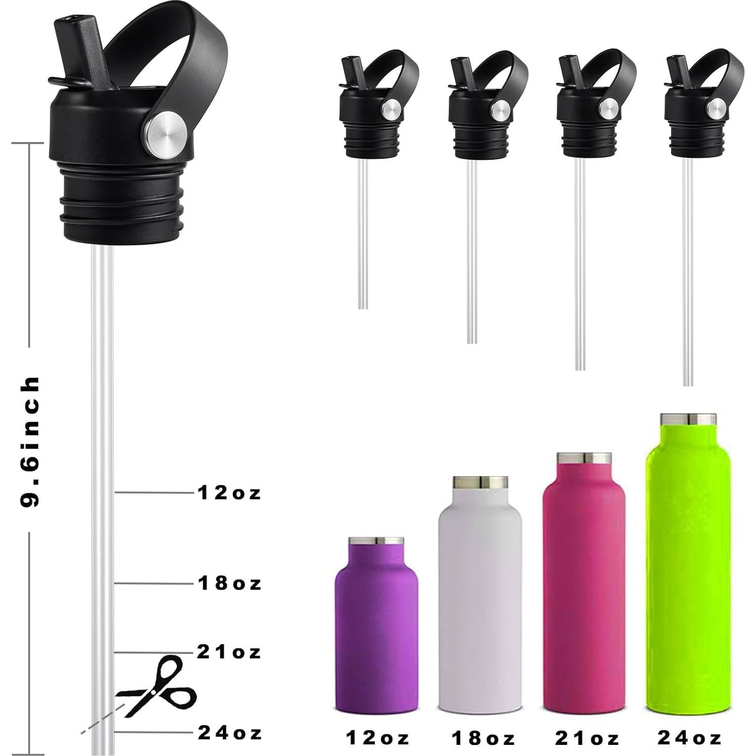 Tapa de Paja KMN para Hydro Flask Boca Estándar 18-24 oz