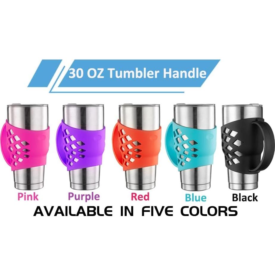 Manga de Silicona Antideslizante TRINENOX para Vasos 30 oz Rosa