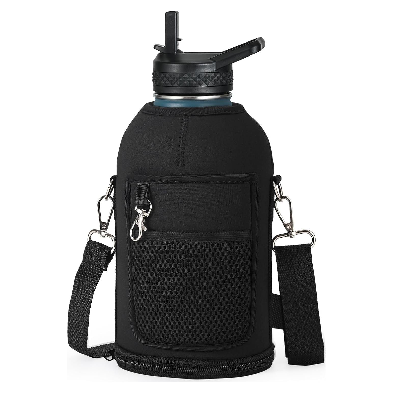 Bolsa Portabotellas de Agua WixByti 64 oz con Correa Ajustable