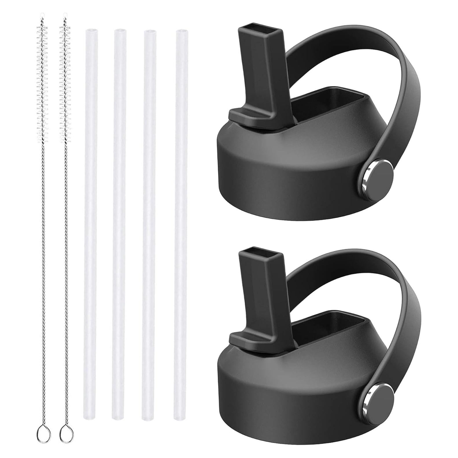 Tapa de Paja HydroFest para Botellas de Agua Boca Ancha 2 Pack