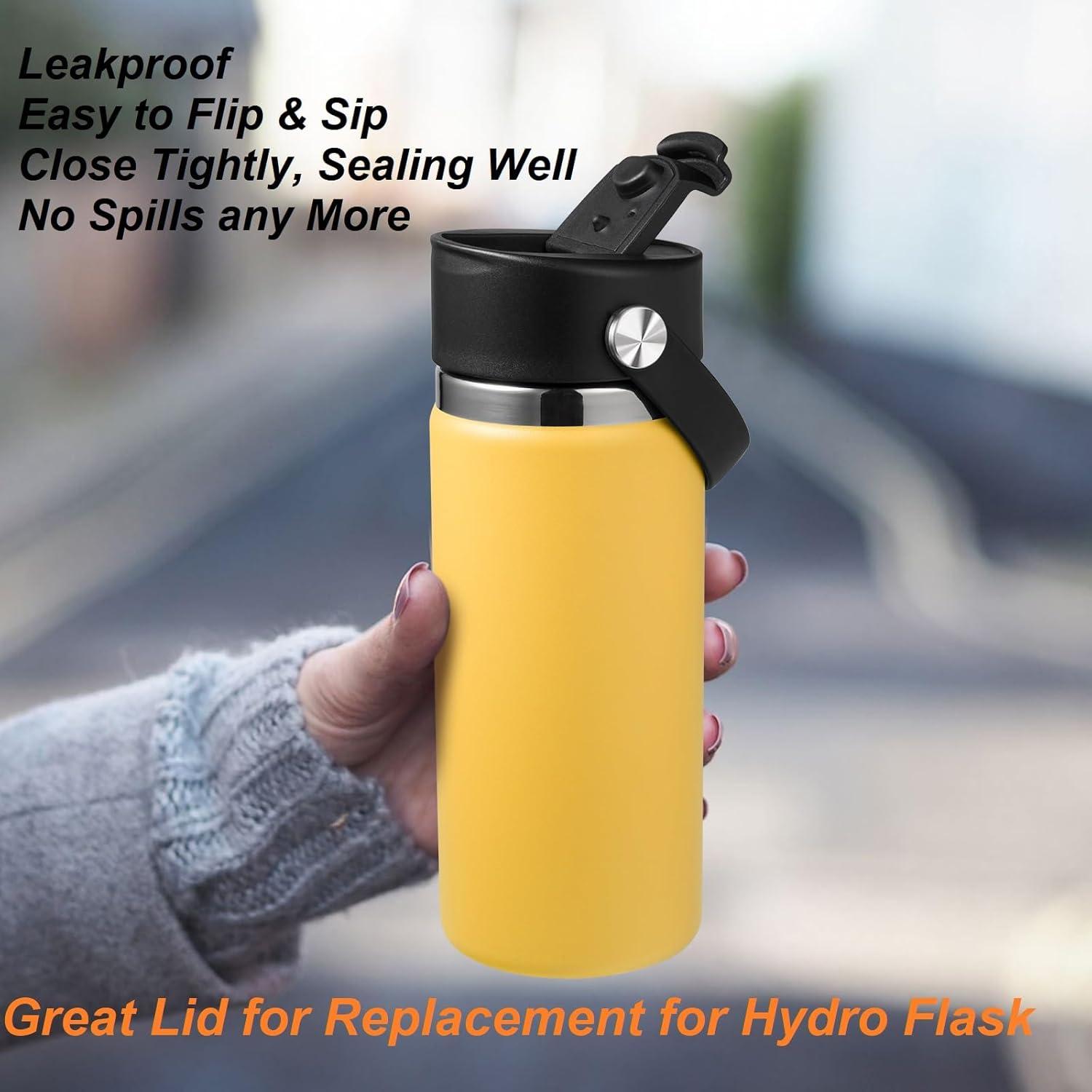 Tapa Abatible KMN para Hydro Flask Boca Ancha - 2 Paquete