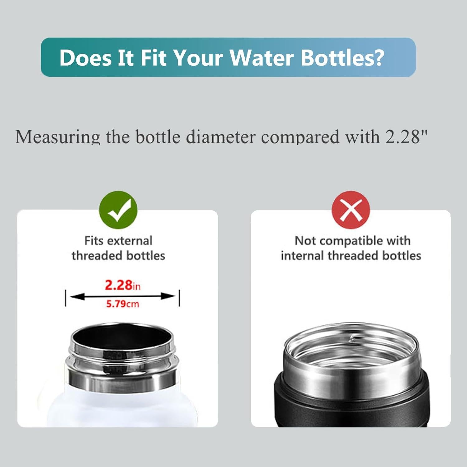 Tapa de Pitorro SYACOT para Botellas Hydro Flask Boca Ancha