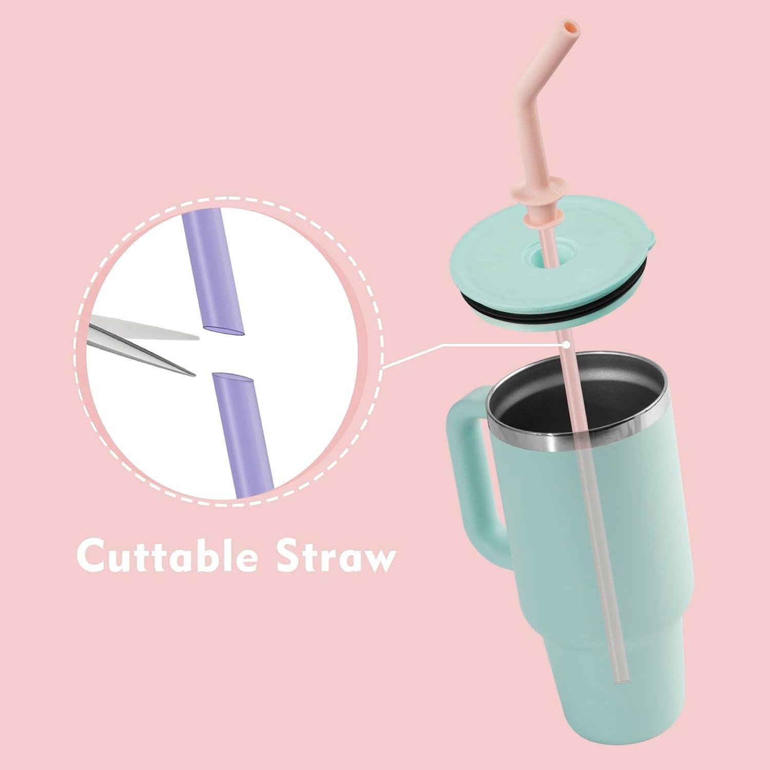 Pajillas de Silicona y Plástico Jetstop para HydroFlask 40oz