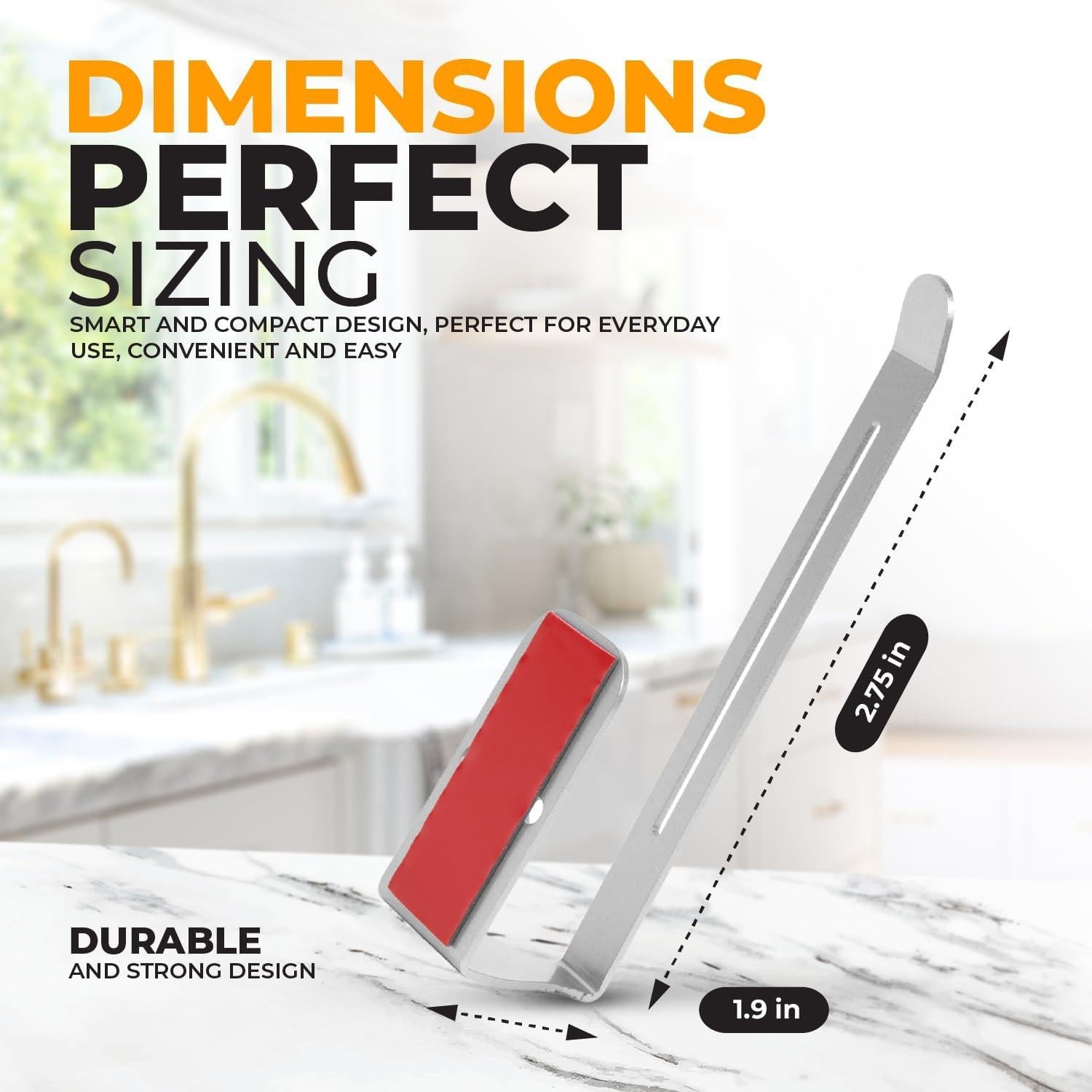 Organizador de Tapas de Tazas ELYPRO Bajo Gabinete Acero