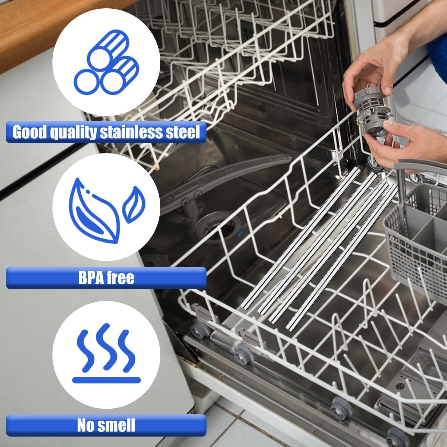 4 Pajitas de Metal Reemplazo para Botella Hydro Flask 32oz