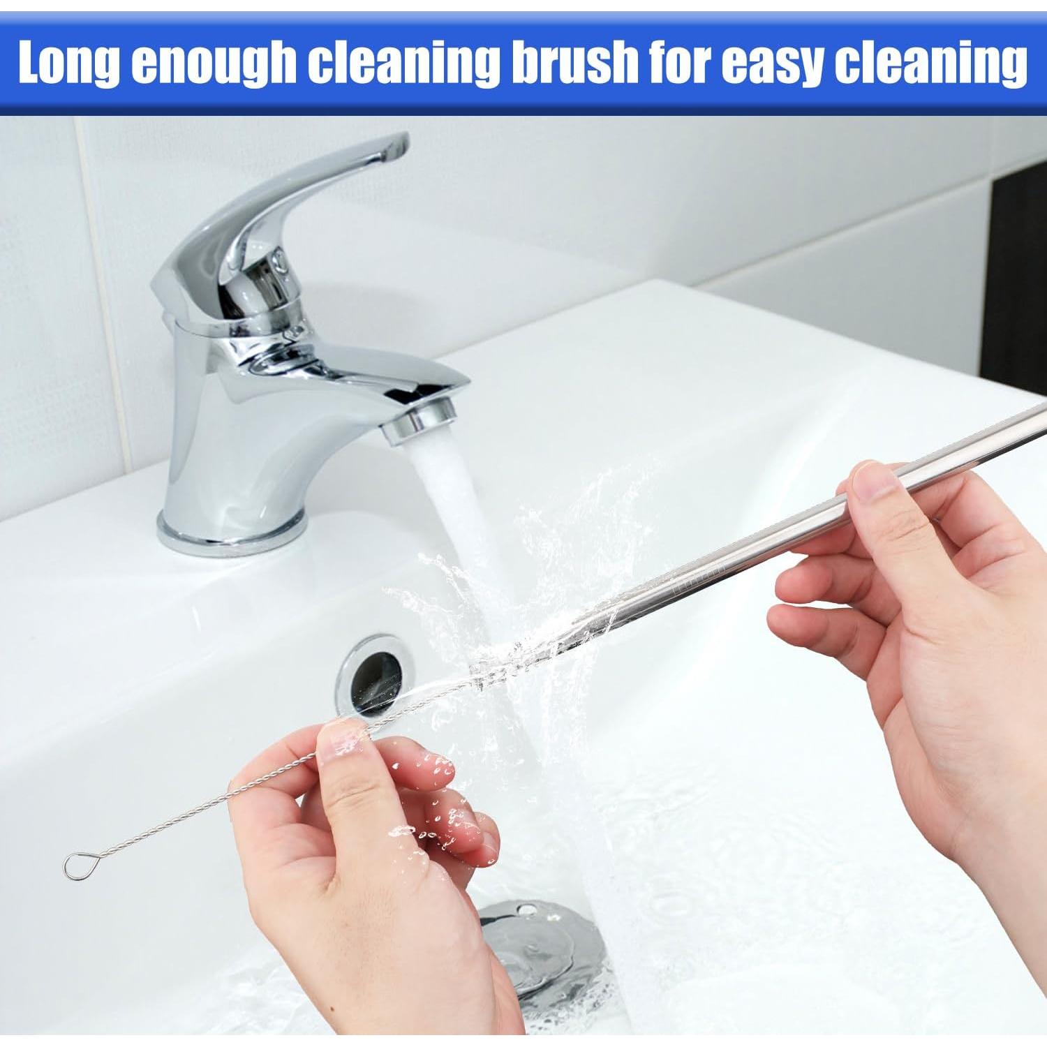 4 Pajitas de Metal Reemplazo para Botella Hydro Flask 32oz