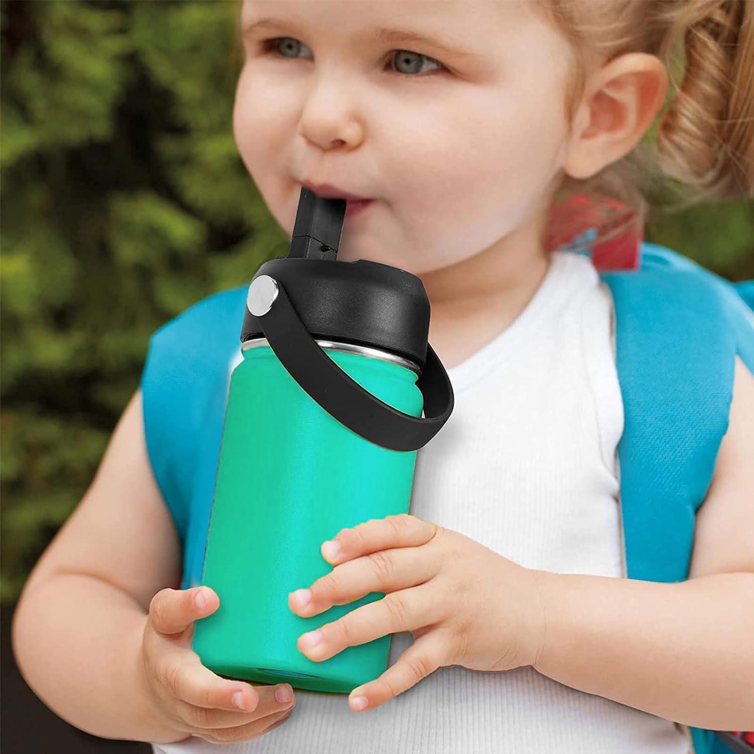 Tapa de Pajita para Hydro Flask Boca Ancha LLCJYYCY - 1 Pcs Negro