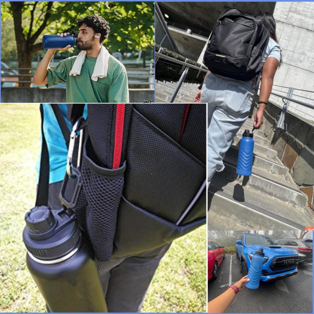 Tapa de Boca Ancha VGHNQ para Hydro Flask 12-40 OZ - 2 en 1